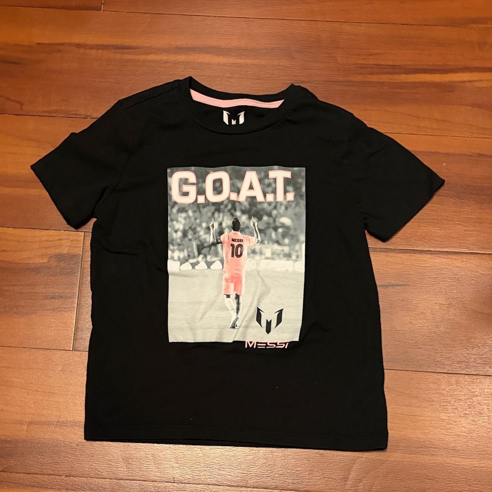 Messi Collection Black Kids T-Shirt Sz S